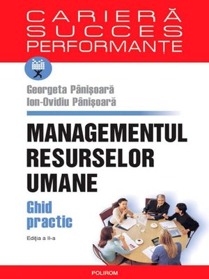 cover image of Managementul resurselor umane. Ghid practic